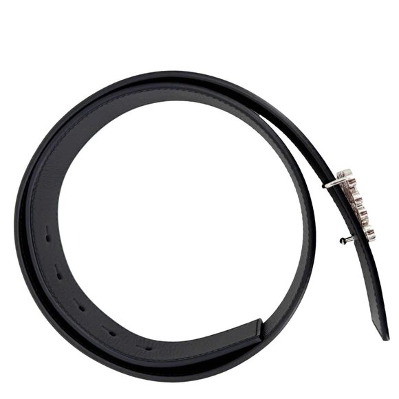 LOEWE Anagram Reversible Leather Belt Brown Size 85/34 - Picture 6 of 11